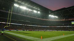 Britain American Football - Cincinnati Bengals v Washington Redskins - NFL International Series - Wembley Stadium, London, England - 30/10/16
 General view of Wembley stadium during the match
 Action Images via Reuters / Matthew Childs
 Livepic
 EDITORIAL USE ONLY.