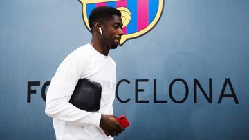 Ousmane Dembélé returns to training with Barcelona