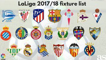 LaLiga Santander 2017/18 season fixture-list
