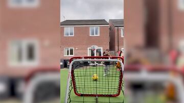 In this viral video, a kid makes a basket, but not by just tossing the ball into the net nor even just kicking it. Watch how he pulls off this unreal shot.