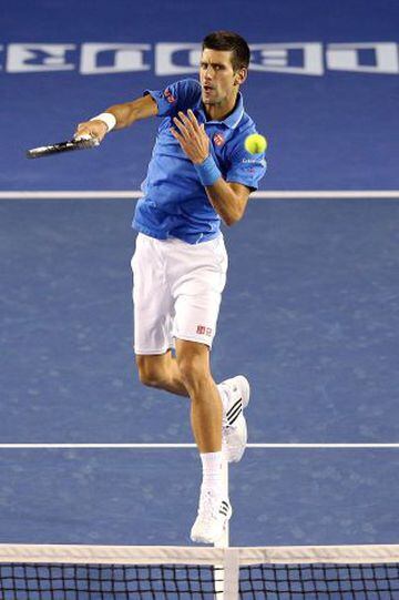 Uno de los puntos con que Djokovic conquistó nuevamente el Australia Open.