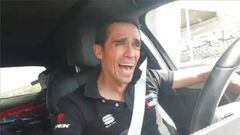 Alberto Contador descubre la trampa de su cante flamenco