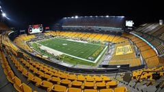 PITTSBURGH, PENNSYLVANIA - JANUARY 10: A general view of Heinz Field prior to the AFC Wild Card Playoff game between the Pittsburgh Steelers and the Cleveland Browns on January 10, 2021 in Pittsburgh, Pennsylvania.   Joe Sargent/Getty Images/AFP == FOR N