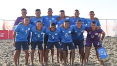 La selección de fútbol de playa se consagró campeona tras derrotar en la final a Venezuela con un marcador ajustado.