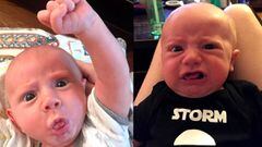 Aaron, el bebé con 'gestos de viejo' que arrasa en Instagram