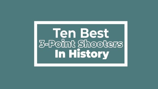 The NBA's greatest ever three-point shooters: Curry, Allen, Miller...