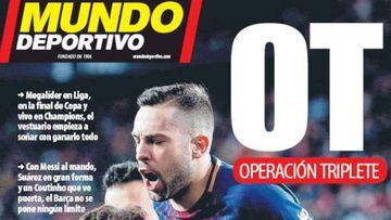 La prensa de Barcelona ya habla de Triplete