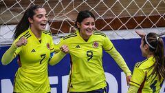 Selección Colombia en el Sudamericano Femenino Sub 20 de Futsal.