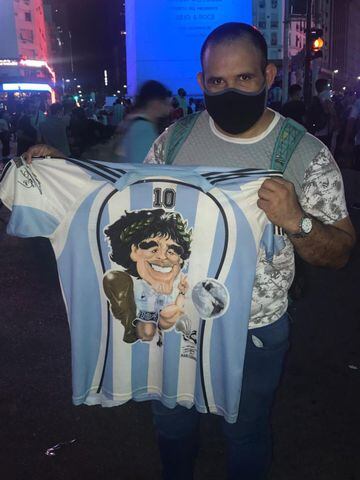Buenos Aires sale a la calle para homenajear a Diego Armando Maradona