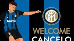 El Inter hizo oficial la llegada de Cancelo.
