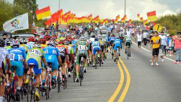 Imagen de archivo de la Vuelta a San Juan, donde este a&ntilde;o tomar&aacute;n la salida ciclistas como Vincenzo Nibali, Bauke Mollema o Fernando Gaviria.