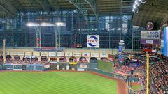 Una locomotora instalada en el jard&iacute;n izquierdo, es uno de los mayores atractivos que tiene la casa de los Astros de Houston para esta Serie Mundial
