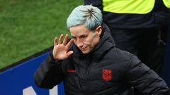 Rapinoe was seen laughing after missing a penalty in the shootout defeat to Sweden, which drew criticism from some quarters.