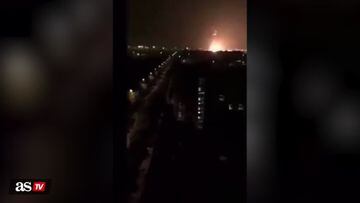 Russian bombing: huge explosion in Ukraine captured