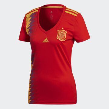 Spain unveil new Russia 2018 playing shirt and training kit