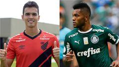Felipe Aguilar con Atl&eacute;tico Paranense y Miguel Borja con Palmeiras.