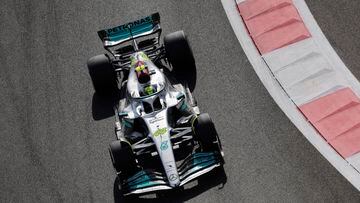 Lewis Hamilton (Mercedes W13). Yas Marina, Abu Dhabi. F1 2022.
