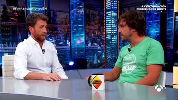 Fernando Alonso explica su famoso meme de la sombrilla en El Hormiguero