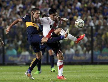 Boca Juniors igualó en la Bombonera ante River Plate 0-0 en la semifinal de ida de la Copa Sudamericana. 