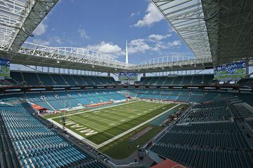El estadio cuenta con 30 años de historia y en otoño es no solo de los Dolphins, sino de los Miami Hurricanes también.