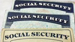FILE PHOTO: U.S. Social Security card designs over the past several decades are shown in this photo illustration taken in Toronto, Canada on January 7, 2017.  REUTERS/Hyungwon Kang/File Photo