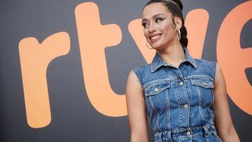MADRID, SPAIN - APRIL 27: Singer Chanel attends to photocall after her concert at Callao Cinema on April 27, 2022 in Madrid, Spain. (Photo by Borja B. Hojas/Getty Images)