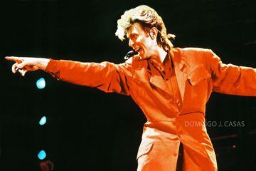 Let's dance! Bowie at the Calderón, Madrid in 1987.