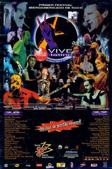 Cartel de la Primera Edición del Vive Latino