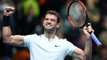 Dimitrov turns on the style to reach last four at ATP Finals