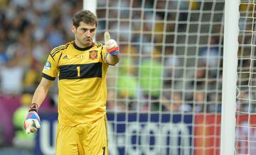 El guardameta que lideró a España a su primera Copa del Mundo. Casillas mantuvo su meta imbatida durante el Mundial de Sudáfrica 2010.