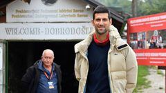 Djokovic, de desconexi&oacute;n en Bosnia.