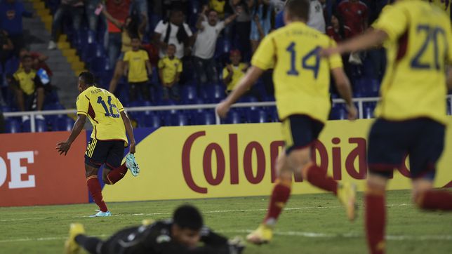 Colombia despega en el Sub 20 con remontada ante Perú