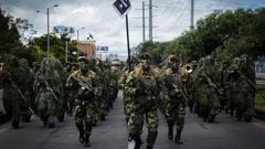 Bogotá. Julio 20 del 2018. Desfile Militar del día de la declaración de independencia (Colprensa -Diego Pineda)