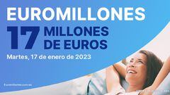 Euromillones: comprobar los resultados del sorteo de hoy, martes 17 de enero