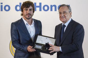 Fernando Alonso and Florentino Pérez.