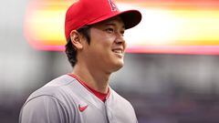 MILWAUKEE, WISCONSIN - APRIL 29: Shohei Ohtani #17 of the Los Angeles Angels walks to the dugout prior to a game against the Milwaukee Brewers at American Family Field on April 29, 2023 in Milwaukee, Wisconsin.   Stacy Revere/Getty Images/AFP (Photo by Stacy Revere / GETTY IMAGES NORTH AMERICA / Getty Images via AFP)