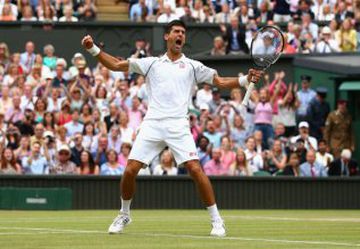 Novak imparable en 2015. Wimbledon fue su segundo Grand Slam del año. 