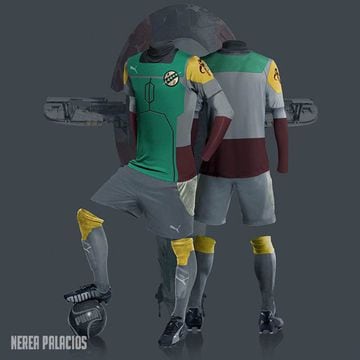 10 uniformes de fútbol al estilo de la saga de Star Wars