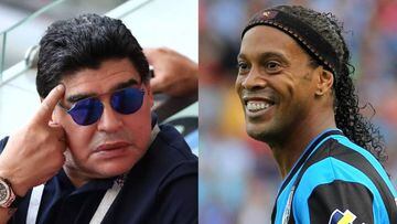 Quer&eacute;taro reaccion&oacute; sobre la llegada de Diego Armando Maradona al banquillo de Dorados, por lo que Ronaldinho sali&oacute; a relucir.