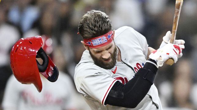 Bryce Harper discouraged by lingering injury to throwing arm – NBC