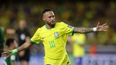 Este viernes Neymar se convirtió en el máximo anotador en la historia de Brasil al alcanzar 79 tantos y superar a Pelé.