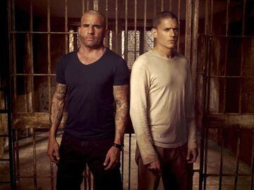 Dominic Purcell y Wentworth Miller como los hermanos protagonistas de 'Prison Break'.