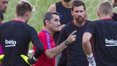 Valverde expulsó a Neymar tras su pelea con Semedo