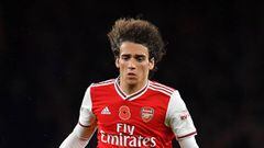 LONDON, ENGLAND - NOVEMBER 02: Matteo Guendouzi of Arsenal during the Premier League match between Arsenal FC and Wolverhampton Wanderers at Emirates Stadium on November 02, 2019 in London, United Kingdom. (Photo by Justin Setterfield/Getty Images)