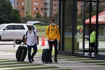 Los seis jugadores de la Liga BetPlay y Juan Fernando Quintero ya están en la Sede Deportiva de la FCF en Bogotá para iniciar la preparación de Eliminatorias.
