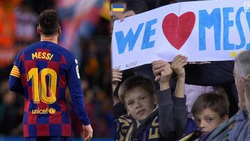 Por segunda vez consecutiva se escucha el grito de “Messi” en el Camp Nou
