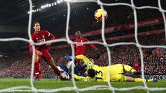 El gol de Jesse Lingard (Manchester United) tras el fallo de Alisson Becker (Liverpool).