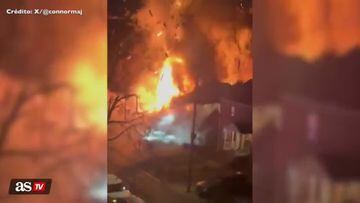 Video of the house explosion in Arlington, Virginia