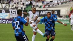 Dayro Moreno le da la victoria a Once Caldas ante Boyacá Chicó.