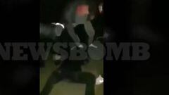 Brutal paliza de hinchas de Olympiakos a una chica de 22 años